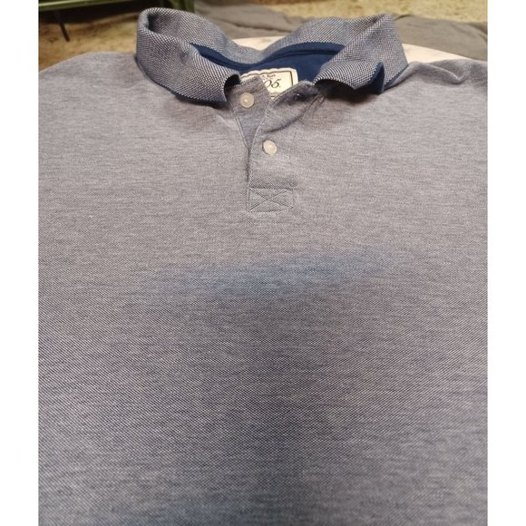 Jos. A. Bank Men's Polo Shirt Short Sleeve Blue 2XLT 100% Cotton - Picture 2 of 4